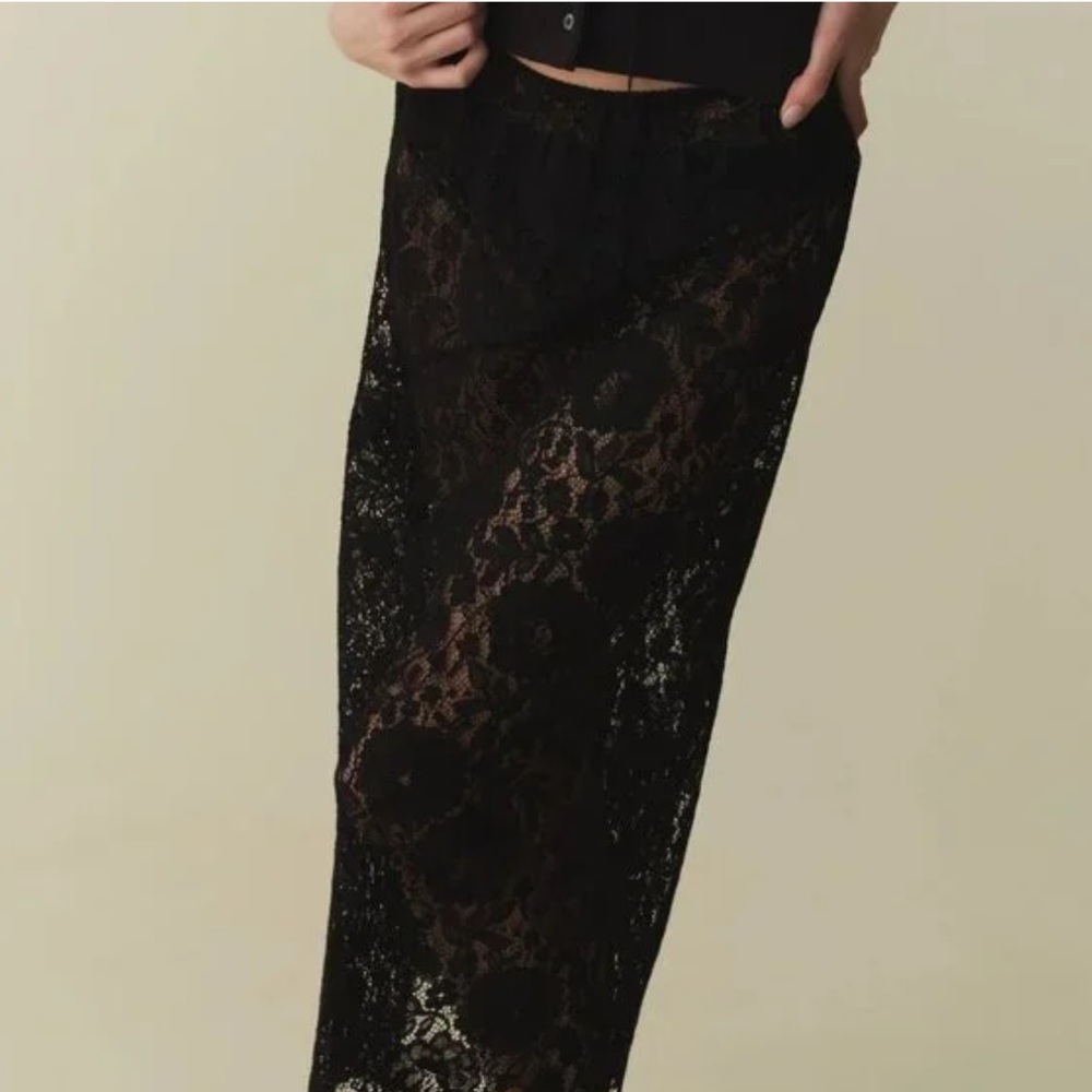 Doen Nandi Skirt in Daffodil Black - Picture 4 of 14